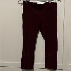 lululemon athletica Burgundy Leggings